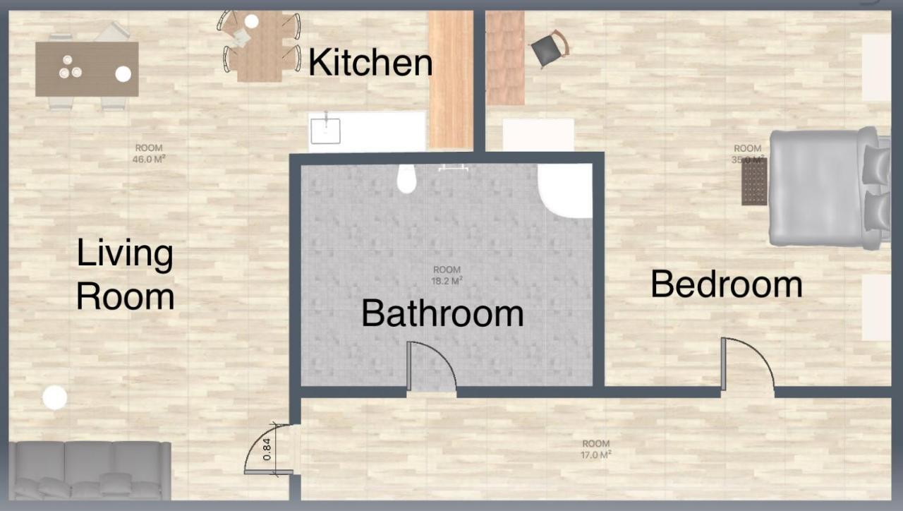 2-Zimmer City Apartment 57M² Mit King Size Bett Und Kueche Мюнстер Екстер'єр фото